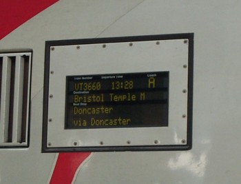 VT3660 - Virgin Voyager - carriage side display